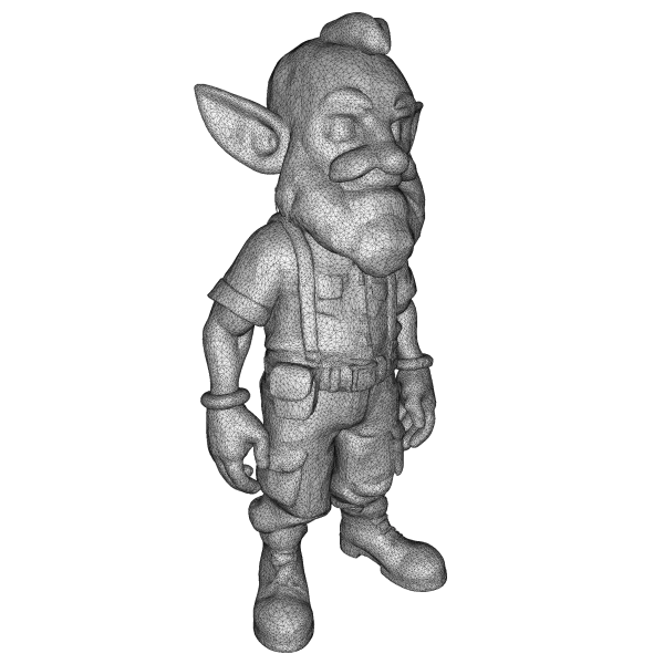 Forest Gnome Character Collection Kitbash High-Poly 3D Model - Model preview 21