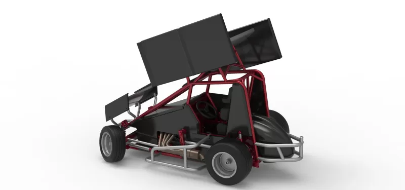 New Zealand Minisprint while turning Scale 1:25 - Model preview 12