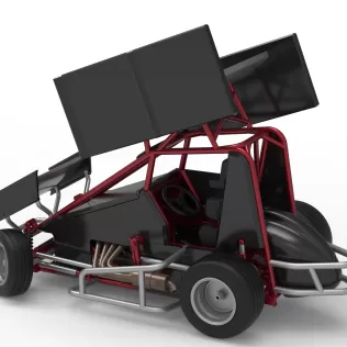 New Zealand Minisprint while turning Scale 1:25 - Model thumbnail 12