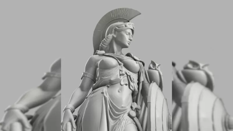 Athena - Warrior Goddess - Model preview 6