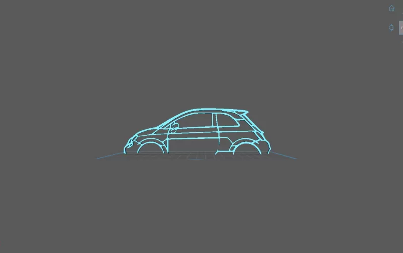 Fiat - 500 - 695 Wall Art - Model preview 2