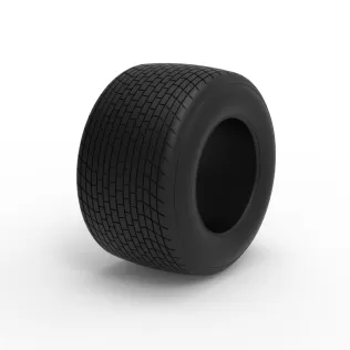 Dirt Sprint racing tire 26 Scale 1:25 - Model thumbnail 2