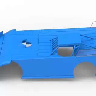 Shell of Wedge Dirt Late model Scale 1:25 - Model thumbnail 8