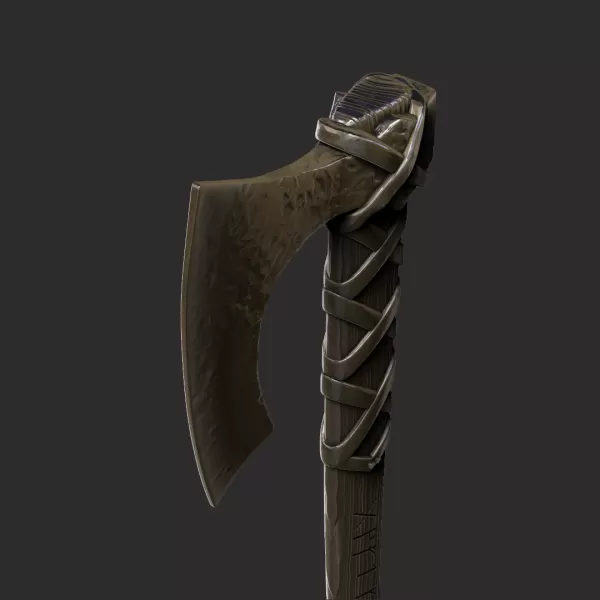 Viking Axe #RoZ - Model preview 8