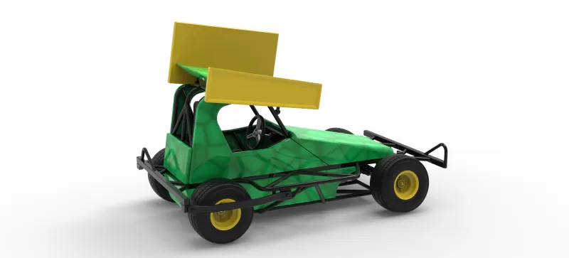 BriSCA Micro Formula 2 Stock Car Scale 1:16 - Model preview 19