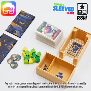 Tree Society board game organizer by @ammedia3d - Model thumbnail 6
