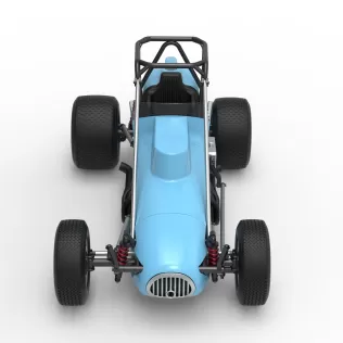 Dirt Silver Crown Champ car Scale 1:25 - Model thumbnail 8