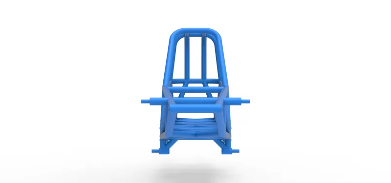 Frame of Vintage Mud dragster Scale 1:25 - Model preview 5
