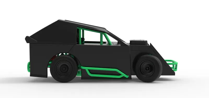 Mod Lite Race car while turning Scale 1:25 - Model preview 22