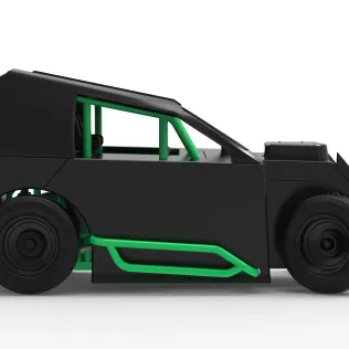 Mod Lite Race car while turning Scale 1:25 - Model thumbnail 22