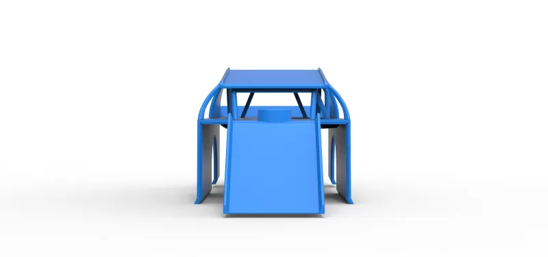 Shell of Mod Lite Race car Scale 1:25 - Model preview 5