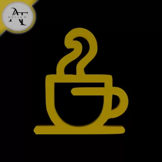Simple Coffee Cup Symbol - 2D Art