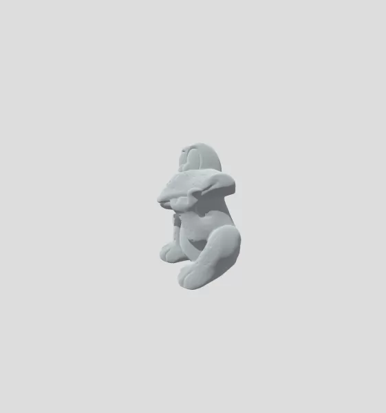 Golden Speckled Crocodile - Model preview 2