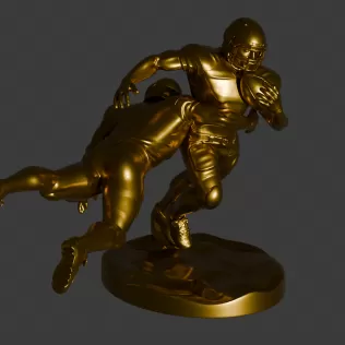 PACK OF 4 POSITIONS - 3D AMERICAN SOCCER PLAYERS - Model thumbnail 18