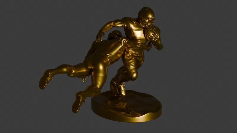 PACK OF 4 POSITIONS - 3D AMERICAN SOCCER PLAYERS - Model preview 18