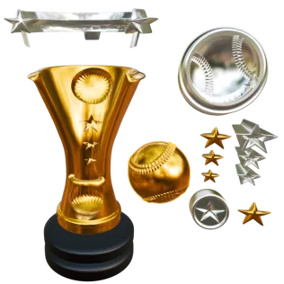 Premium 3D Printable Baseball Trophy Files Ready 3D print model - Model thumbnail 6