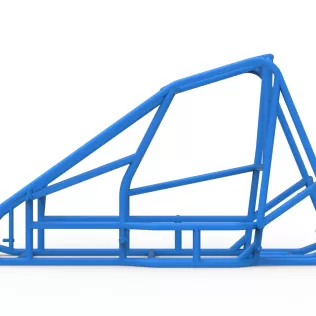 Frame of Quarter Midget Scale 1:16 - Model thumbnail 6