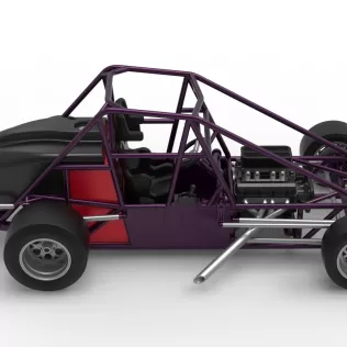 Experimental Pavement Silver Crown Car Base Version 2 Scale 1:25 - Model thumbnail 20