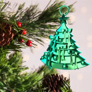 6 pcs. Christmas Ornaments, Mini Bundle Tree Decoration