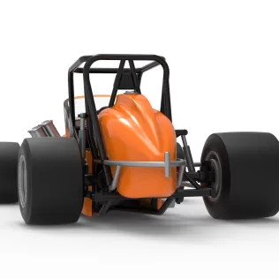 Vintage Pavement Sprint car Scale 1:25 - Model thumbnail 15