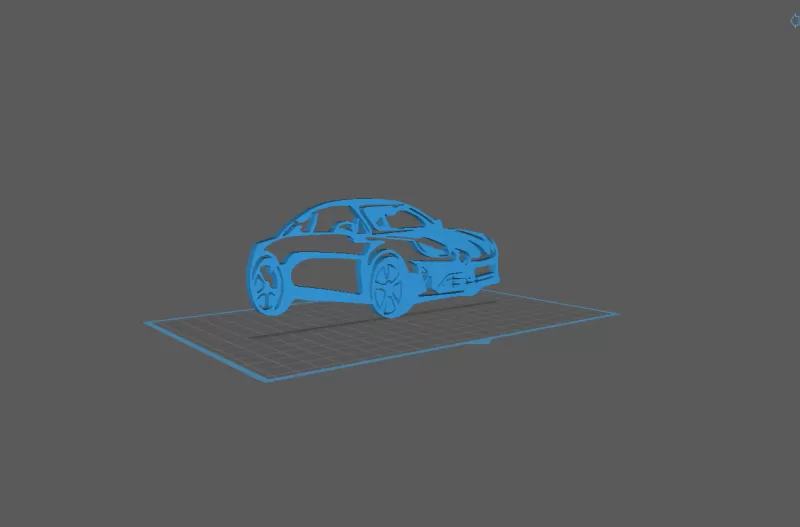 Alpine - A110 Wall Art - Model preview 1