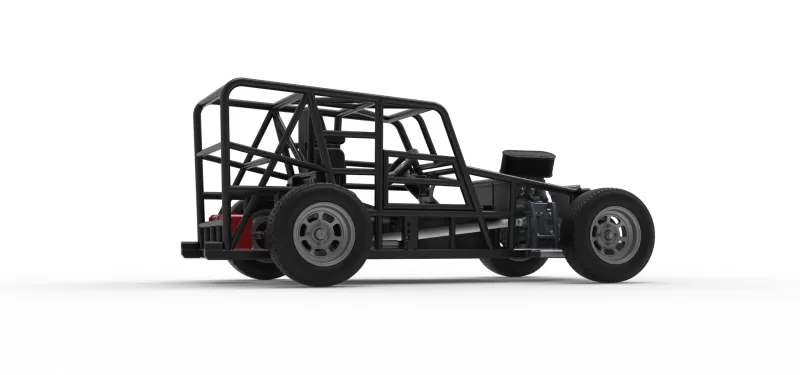 Dwarf car Base Scale 1:25 - Model preview 21