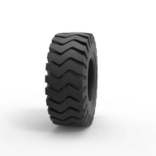 Tractor tire 38 Scale 1:25 - Model thumbnail 3