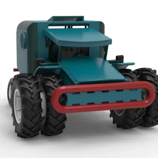 Racing Combine Harvester Version 2 Scale 1:25 - Model thumbnail 23