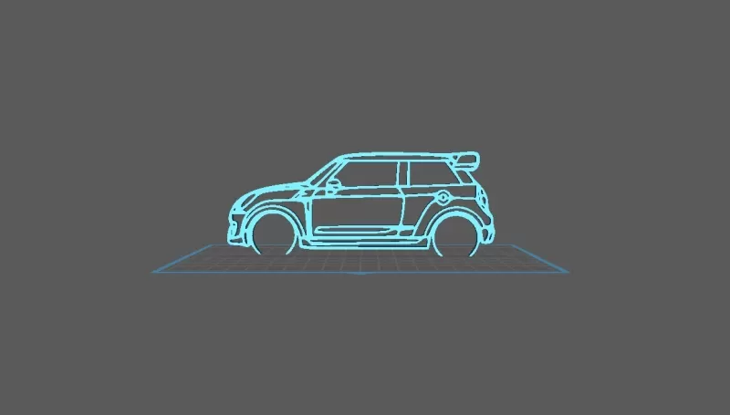 Mini Cooper - S GP Wall Art - Model preview 1