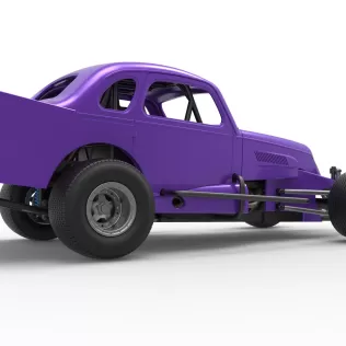 Vintage Dirt Modified stock car Scale 1:25 - Model thumbnail 21