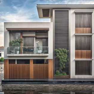 RESIDENTIAL 3D EXTERIOR FACADE - Model thumbnail 5