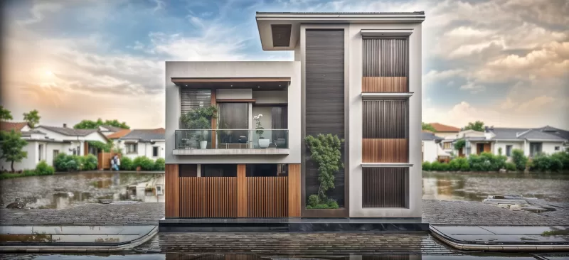 RESIDENTIAL 3D EXTERIOR FACADE - Model preview 5