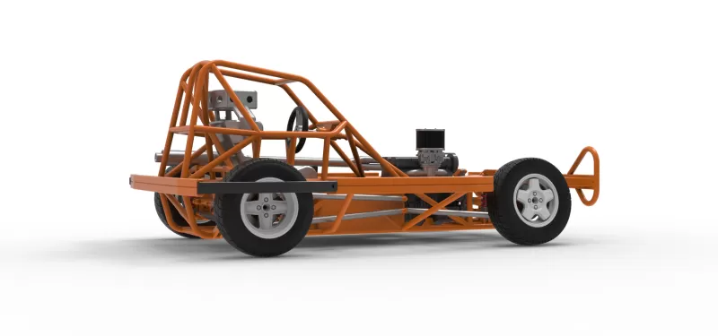 BriSCA Formula 2 Stock Car Base Scale 1:25 - Model preview 21