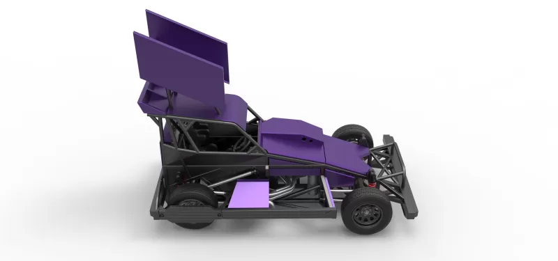 New Zealand Superstock car Version 4 Scale 1:25 - Model preview 23