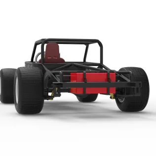 Vintage Semi-Late Model Stock Car Base Scale 1:25 - Model thumbnail 15