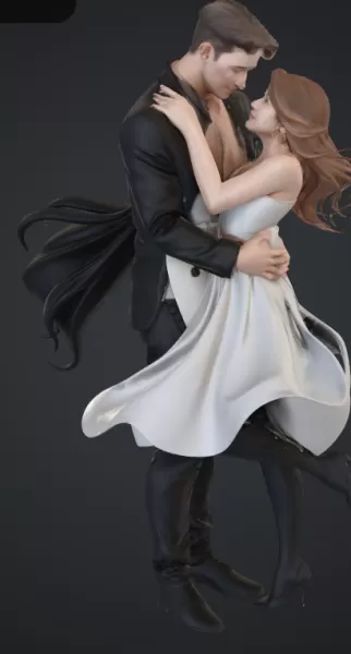 paar tanzend - Model preview 1