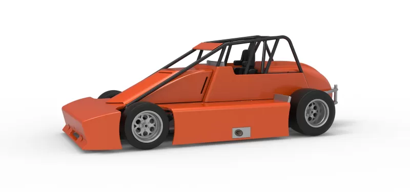 Experimental Pavement Silver Crown Car Scale 1:25 - Model preview 1