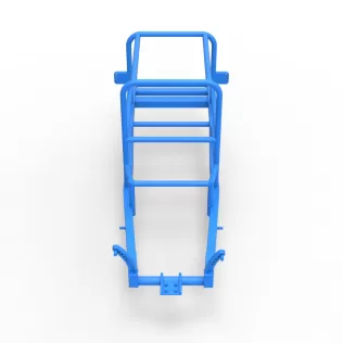 Frame of Vintage Supermodified stock car V2 Scale 1:25 - Model thumbnail 6