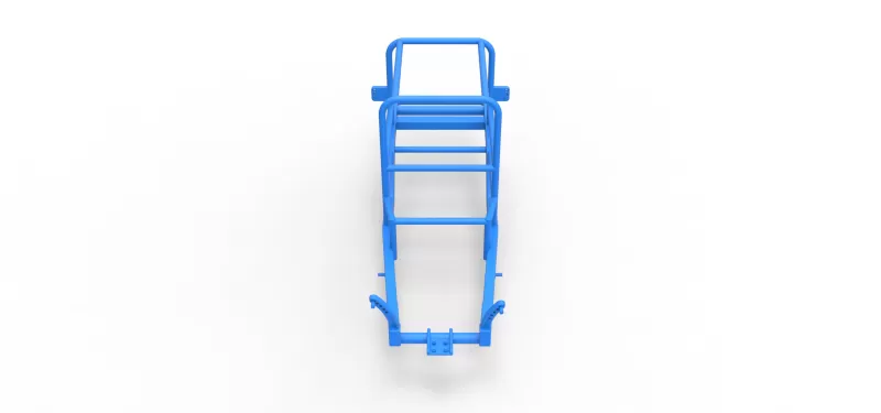 Frame of Vintage Supermodified stock car V2 Scale 1:25 - Model preview 6