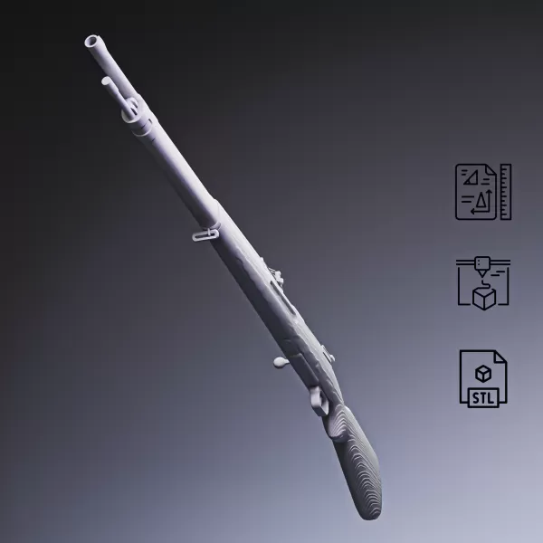 Gewehr 98 Bolt-Action Rifle #RoZ - Model preview 1