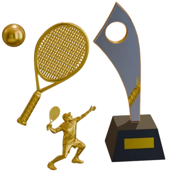 Trophy Tennis Serve Premium – 3D Model - Model preview 5