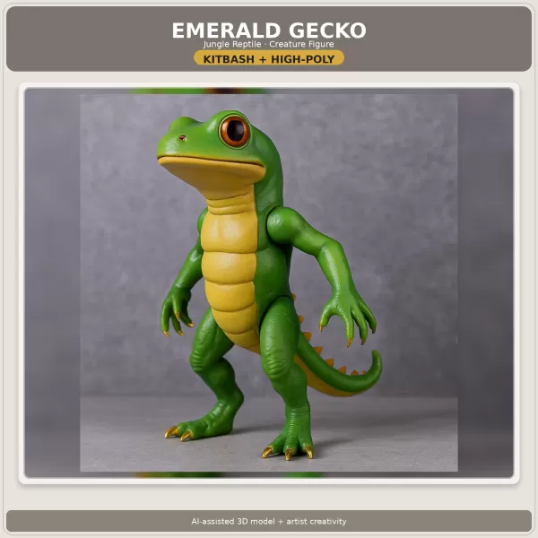 Kitbash Creature Collection – High-Poly Character Figure Pack - Model preview 4