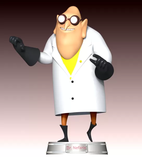 Dr. Nefario - Despicable Me - Model preview 2