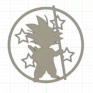 Silhouette San Goku Kid - Dragon Ball