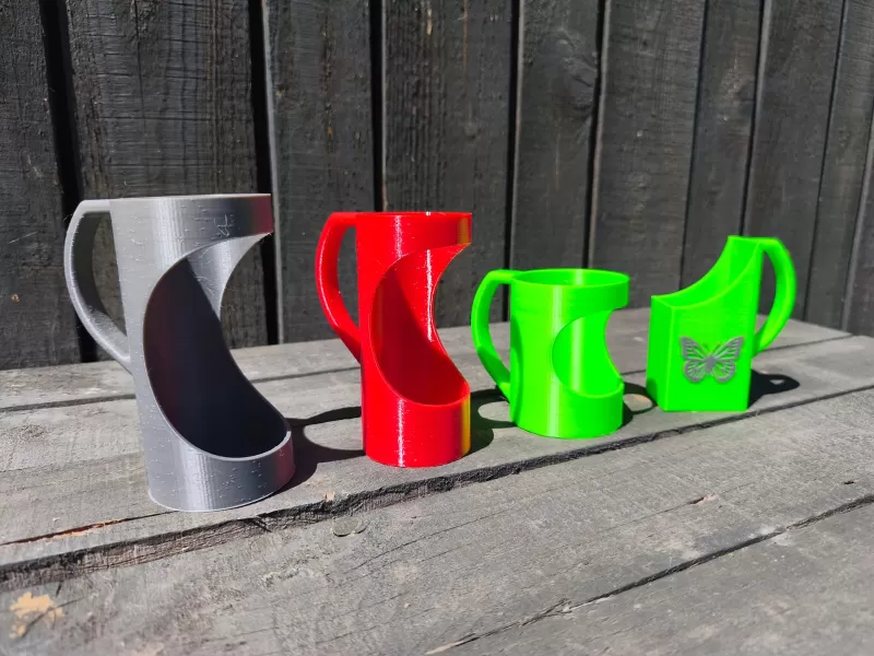 3D Printable Can and Juice Box Holder Files (STL) - Model preview 8