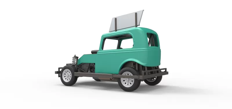 New Zealand Ministock car Scale 1:25 - Model preview 13