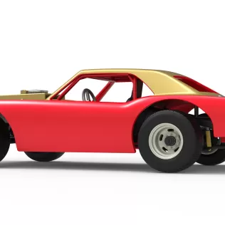 Vintage Semi-Late Model Stock Car Scale 1:25 - Model thumbnail 13