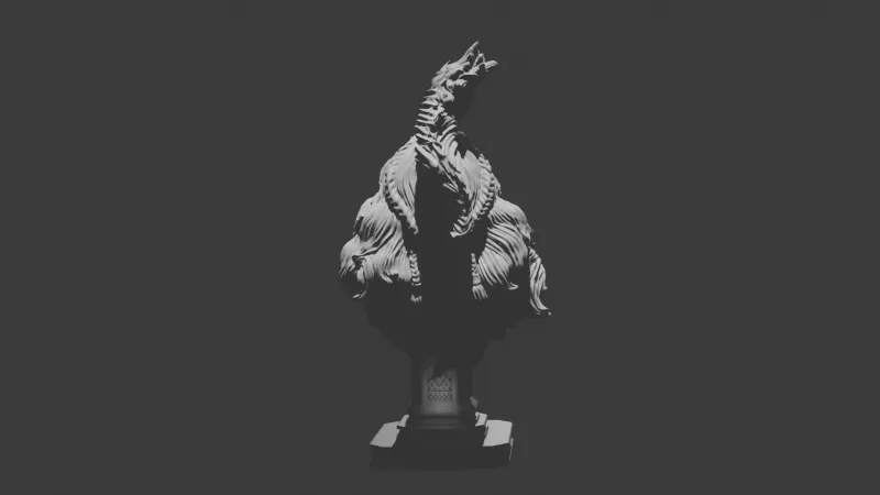 Old Man yell - Model preview 2