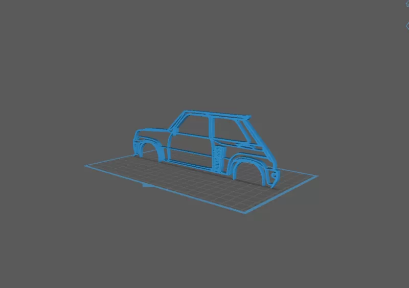 Renault - 5 Turbo Wall Art - Model preview 1