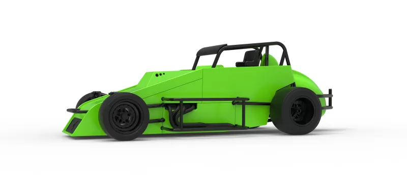 Pavement Silver Crown Car Version 3 Scale 1:25 - Model preview 2